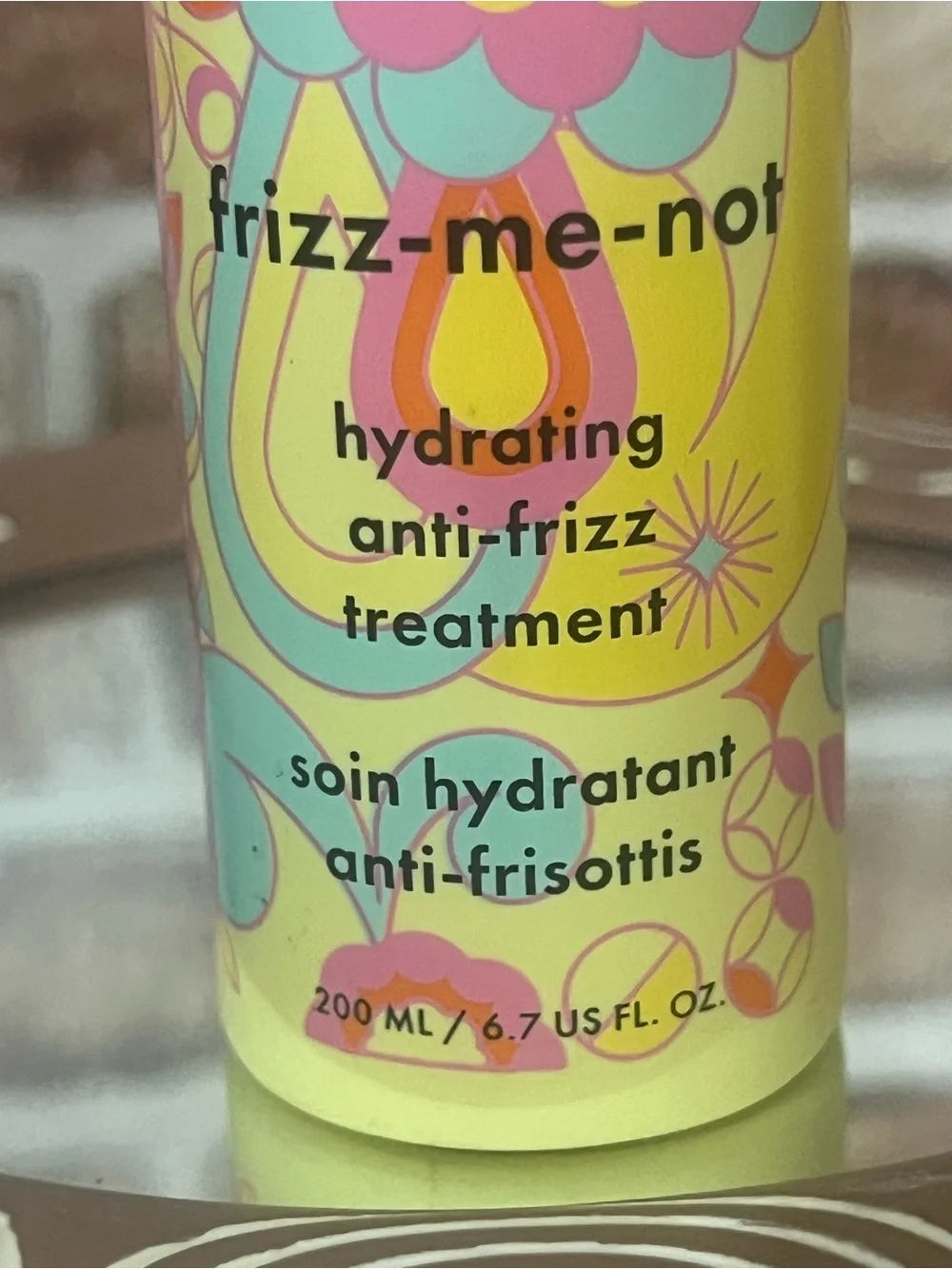 amika Frizz-Me-Not Hydrating Anti-Frizz Treatment — Yellow